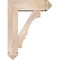 Ekena Millwork Balboa Arts and Crafts Smooth Bracket w/ Offset Brace, Douglas Fir, 7 1/2"W x 24"D x 32"H BKT0806X24X32BOA03SDF - alternate 3